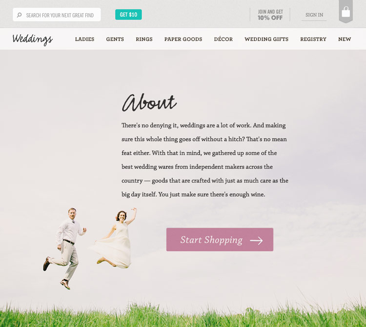 Shoppe Weddings Page